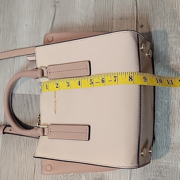 Michael Kors Alessa Small Pink Color Block Satchel Shoulder bag - Picture 15 of 15